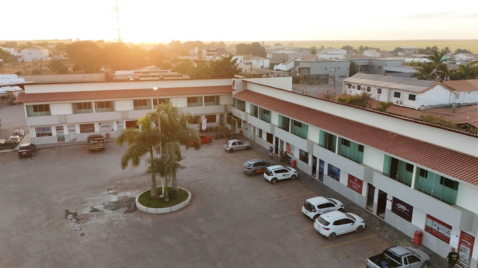 Hotel Rosário ao pôr do sol