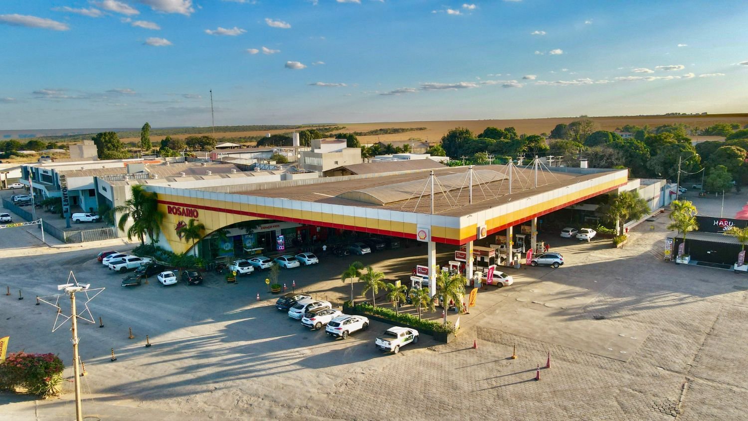 Posto Rosário visto de cima