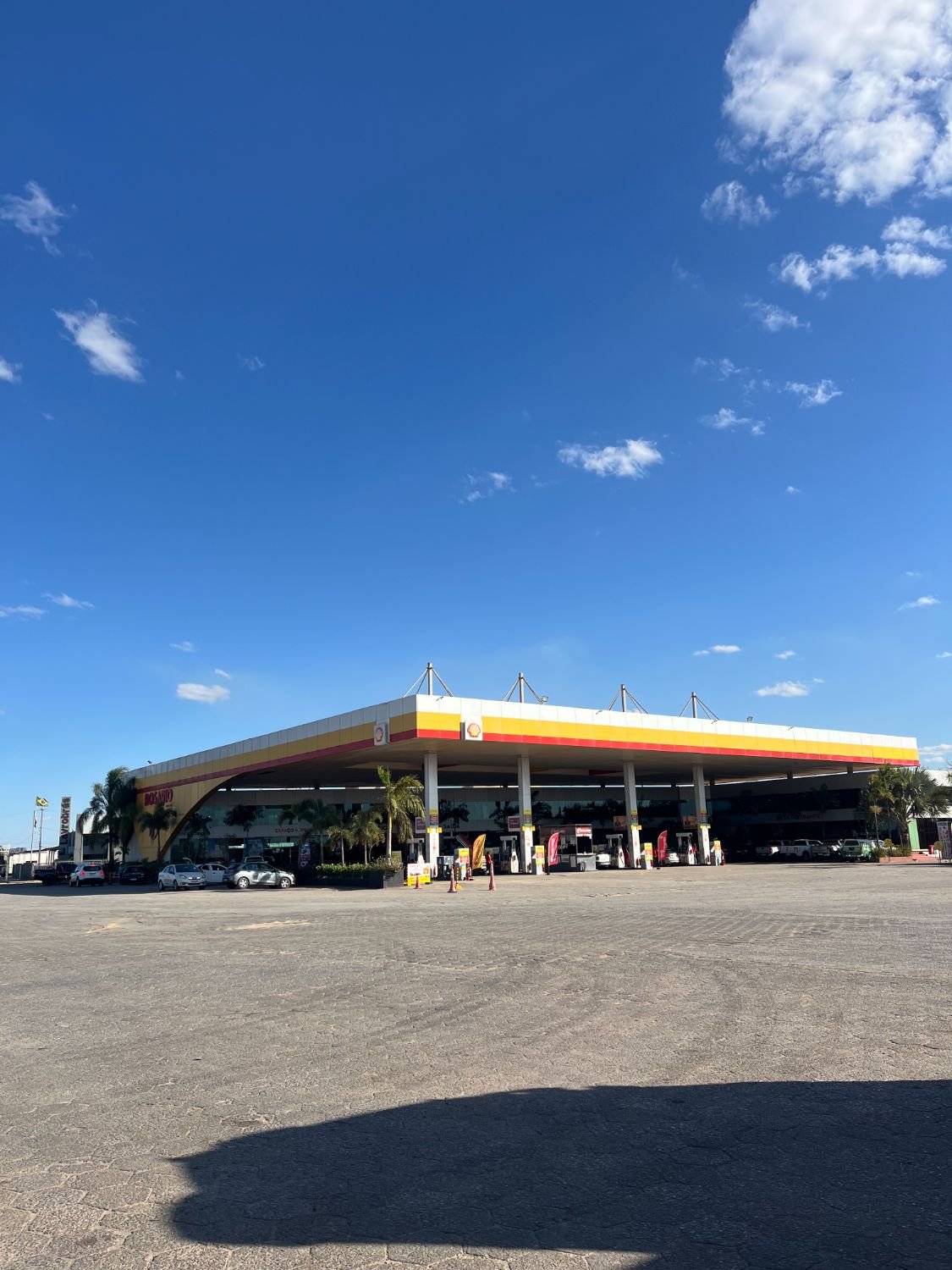 Posto Rosário visto da estrada