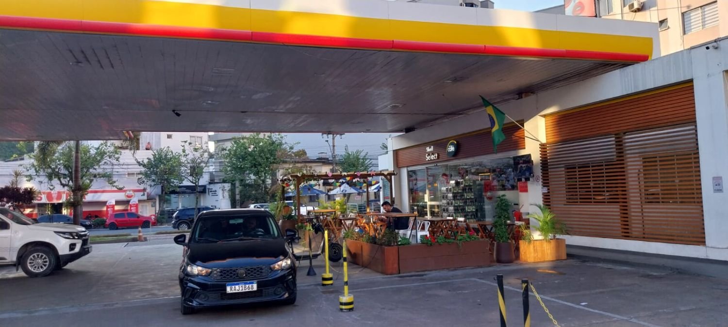 Área externa do Posto San Marino