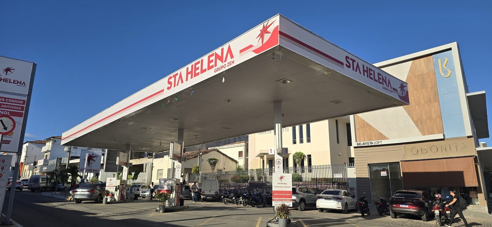 Posto Santa Helena no centro de Itaberaba