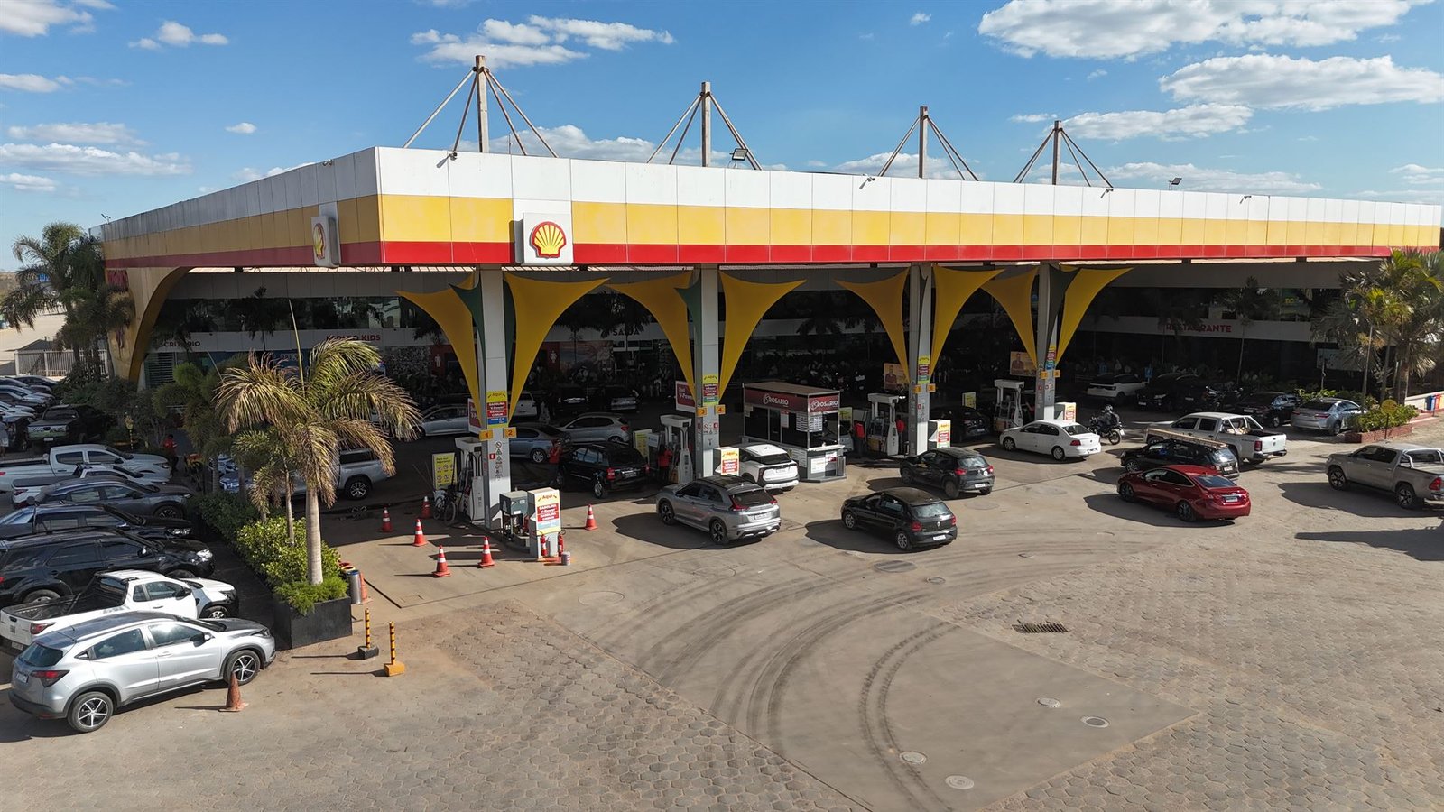 Fachada Shell do Posto Rosário